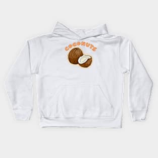 Coconut t-shirt designs Kids Hoodie